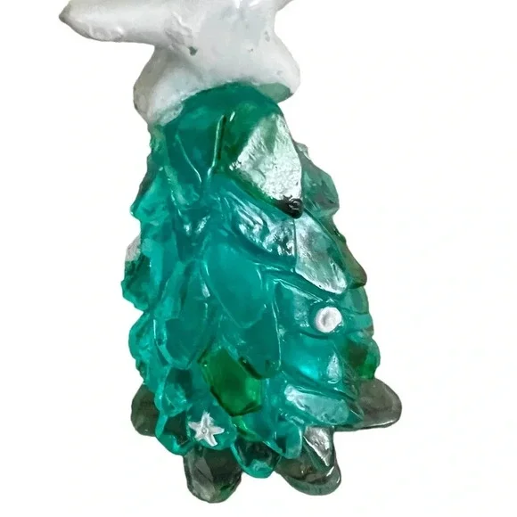 Handcrafted‎ Miniature Beach Glass Tree With Star - Picture 4 of 4